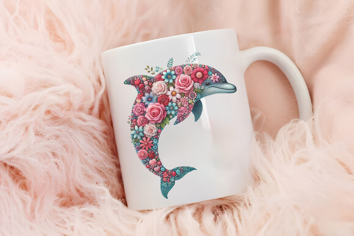Floral Animals Clipart, Spring Clipa, an Illustration by RobertsArt (Photo 7 of 7)