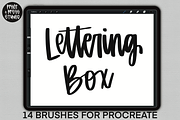 Lettering Box for Procreate, a Brushes & More by Avery Burke Creative (Thumbnail 1 of 3)