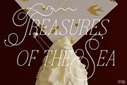 TREASURES OF THE SEA burgundy mockup, a Household Mockup by Stykke Studio (Thumbnail 6 of 9)