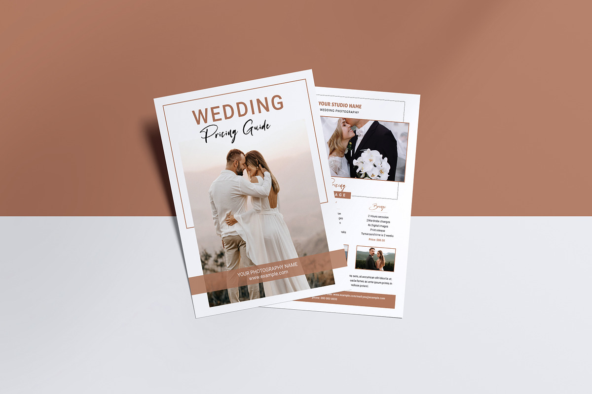 Wedding Price Guide Template, a Flyer Template by crazyOWL (Photo 4 of 4)