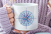 Nautical Ocean Watercolor Clipart, an Illustration by Pixels.Craft (Thumbnail 5 of 7)