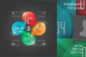 Business Infographic Circle Chart