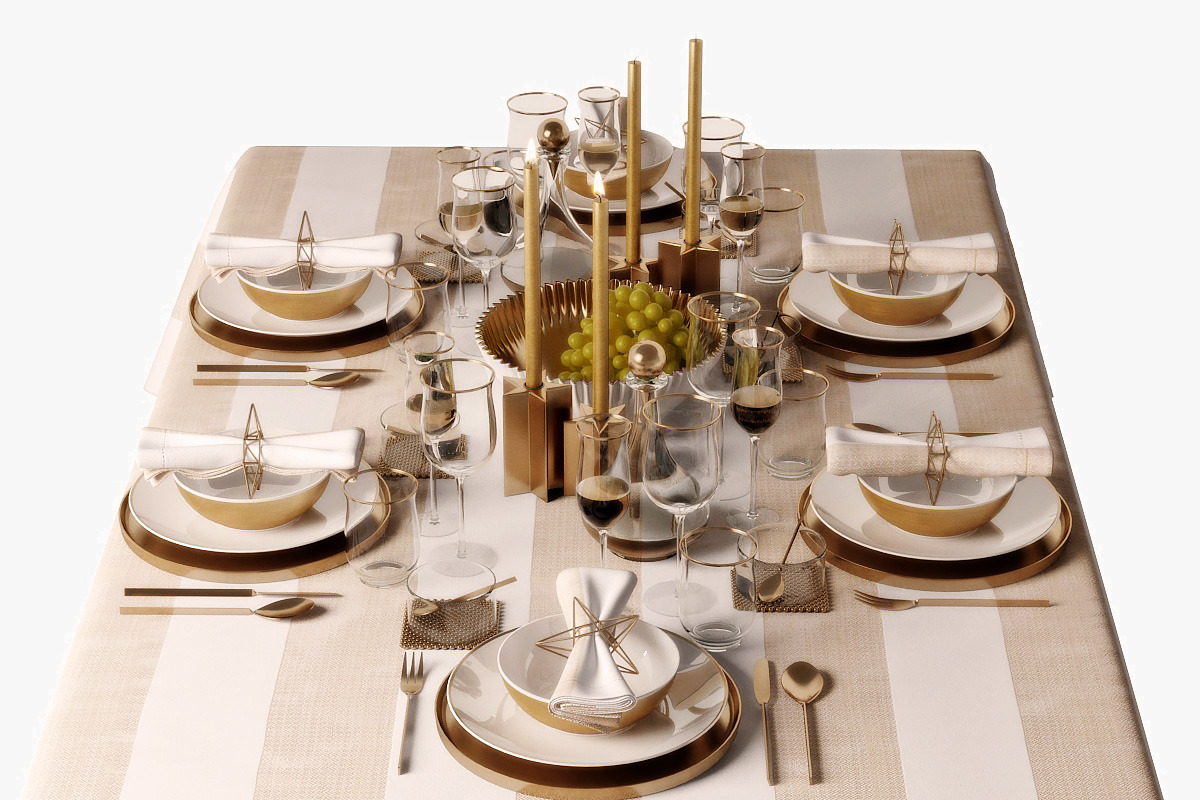 table setting 05, an Object 3D Model by 3dcruz (Photo 6 of 14)
