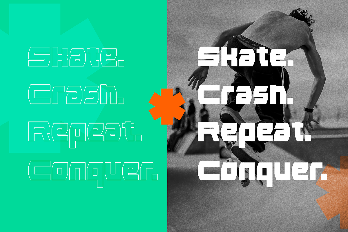 Woiyo - Modern Futuristic Font, a Sans Serif Font by Maenjari Std (Photo 9 of 10)