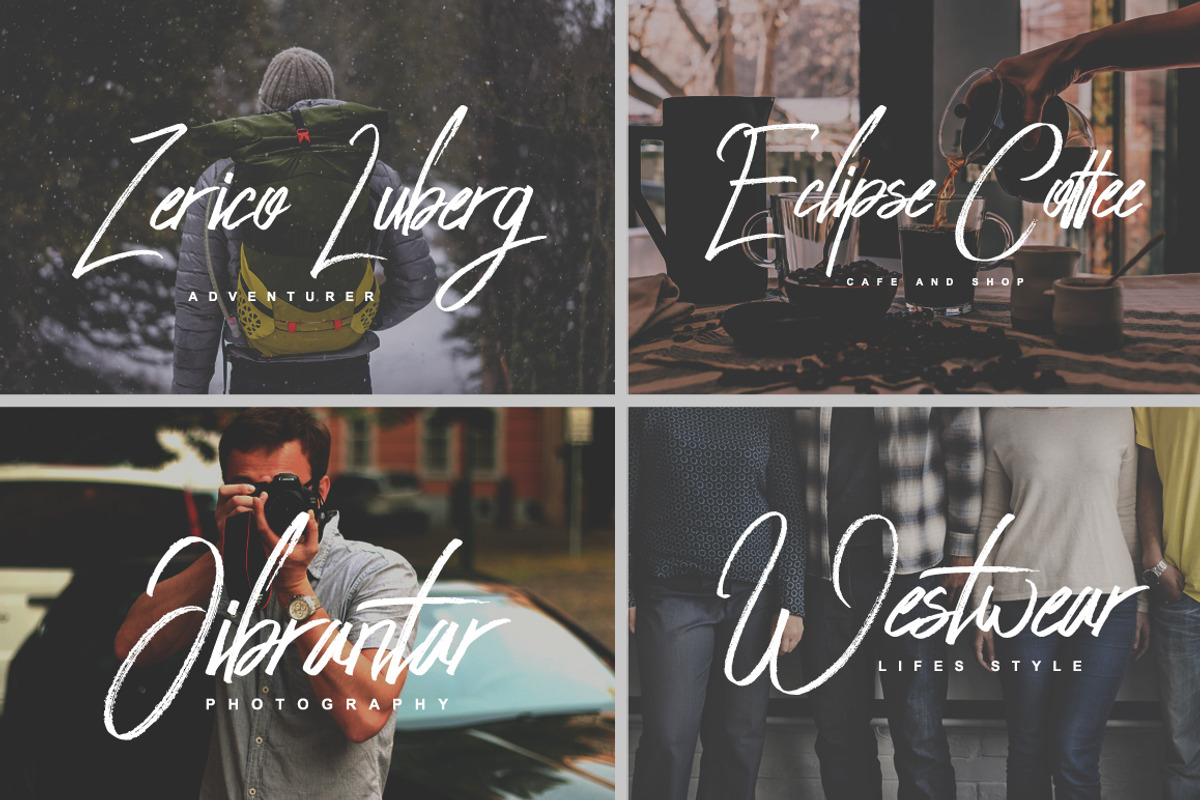 Peace Maker - Handletter Font preview 7