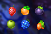 Set of Colorful Fruits, an Object Graphic by JUBO (Thumbnail 2 of 5)