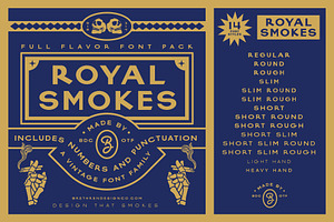 Royal Smokes Font Family