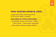 Paw | Custom Sports Logo, a Branding & Logo Template by Doug Houvener (Thumbnail 2 of 2)