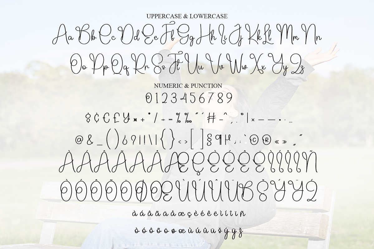 Blissful | Script Font, a Handwritten Font by Scratchones (Photo 7 of 8)