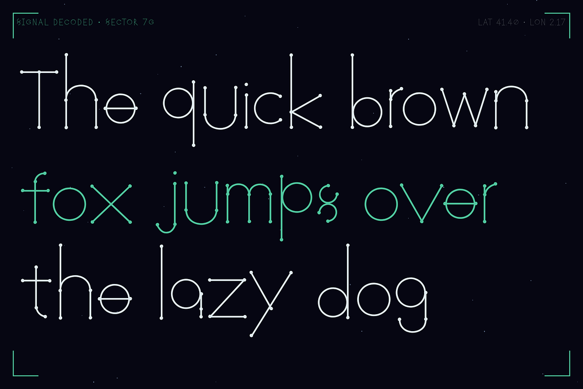 Orbit — Constellation Display Font, a Handwritten Font by Lettra Studio (Photo 3 of 18)