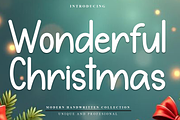 Wonderful Christmas, a Sans Serif Font by InermediaSTUDIO (Thumbnail 1 of 8)