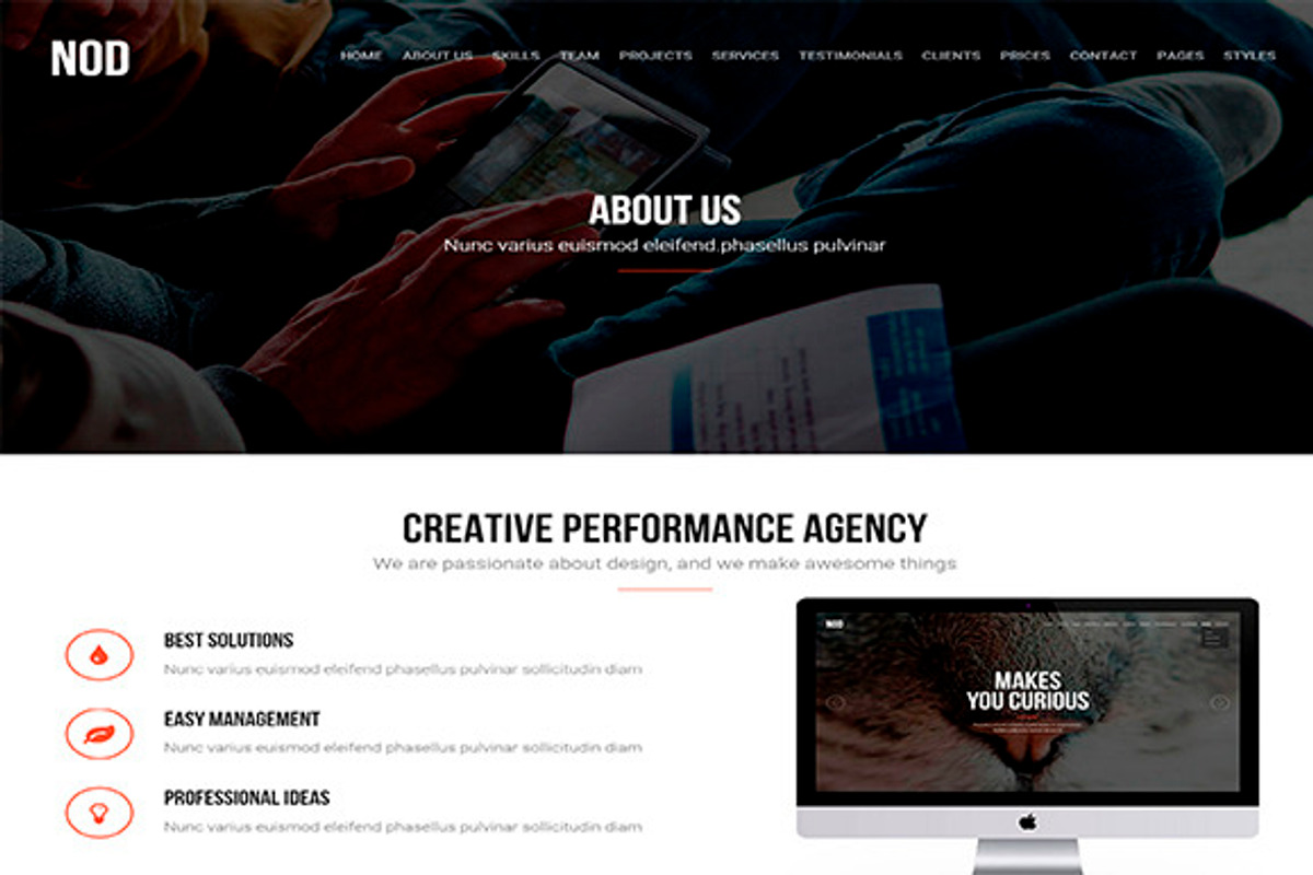 NOD - Business Landing Page HTML, a HTML Template by FlyTemplates.com (Photo 8 of 12)