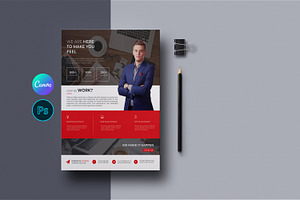 Corporate Flyer, a Flyer Template by retrographix