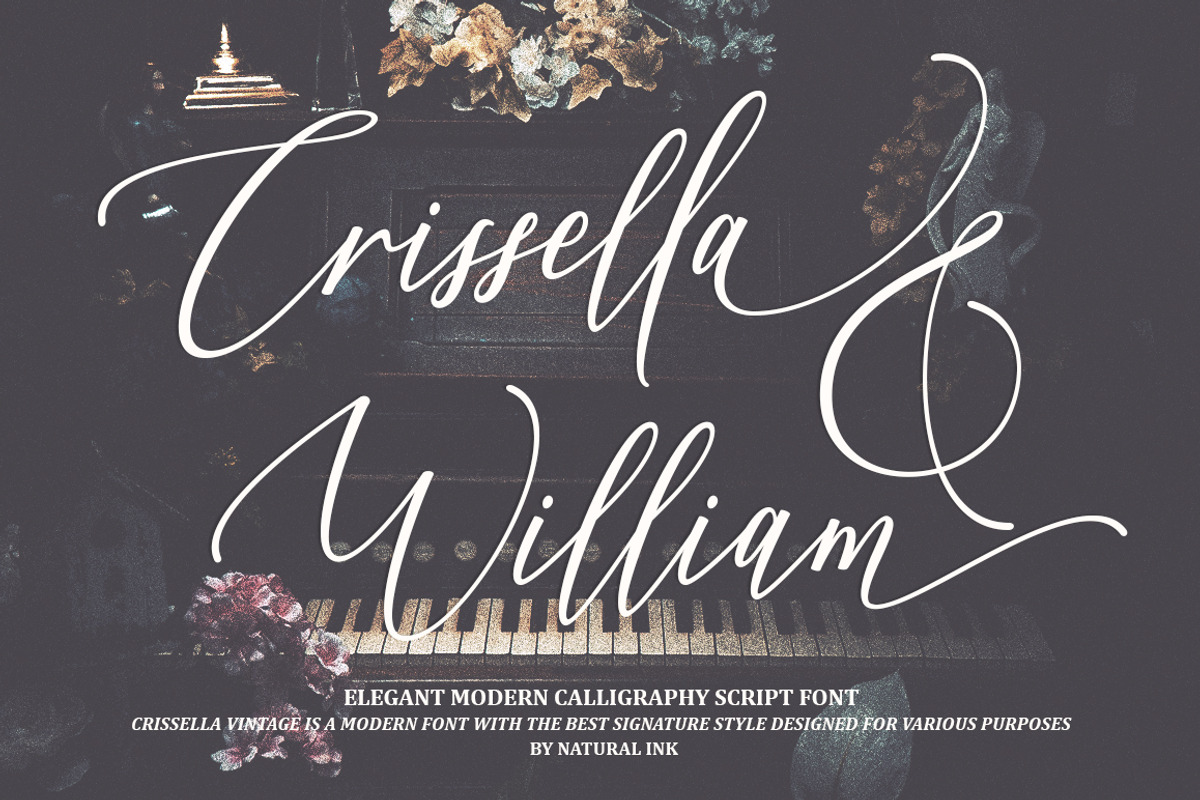 Crisella & William, a Script Font by Natural Ink Studio (Photo 1 of 10)