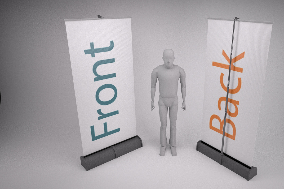 Roller Banner, an Object 3D Model by kjpargeterimages (Photo 3 of 7)