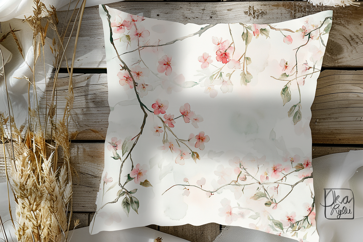 Graceful Cherry Blossoms aesthetic, a Decorative Illustration by ikarifq shop (Photo 4 of 4)