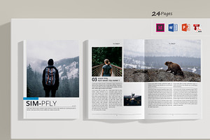 Simpfly Magazine Template