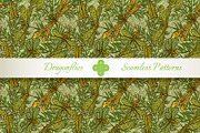 Dragonflies seamless patterns, a Pattern Graphic by Patternalized (Thumbnail 5 of 5)