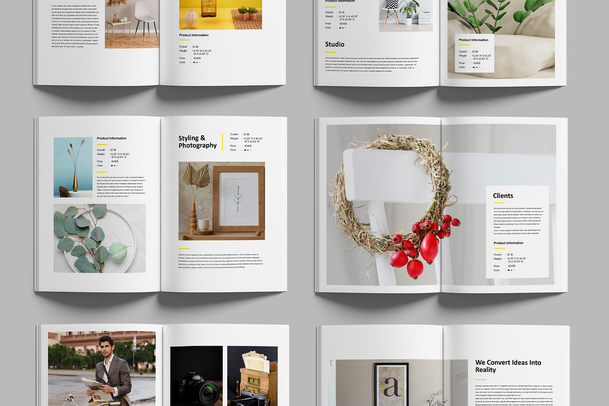 Portfolio Template, a Brochure Template by MightyDesign (Photo 4 of 7)