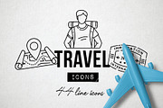 44 Travel Line Icons Pack, an Outline Icon by Hatch Design Workshop (Thumbnail 10 of 10)