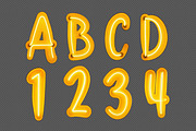Yellow Neon Font, a Script Font by Handmadefont (Thumbnail 20 of 20)