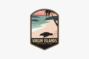 Virgin Islands National Park logo, a Branding & Logo Template by DOMHOUZE