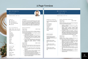 Professional Modern CV With Photo