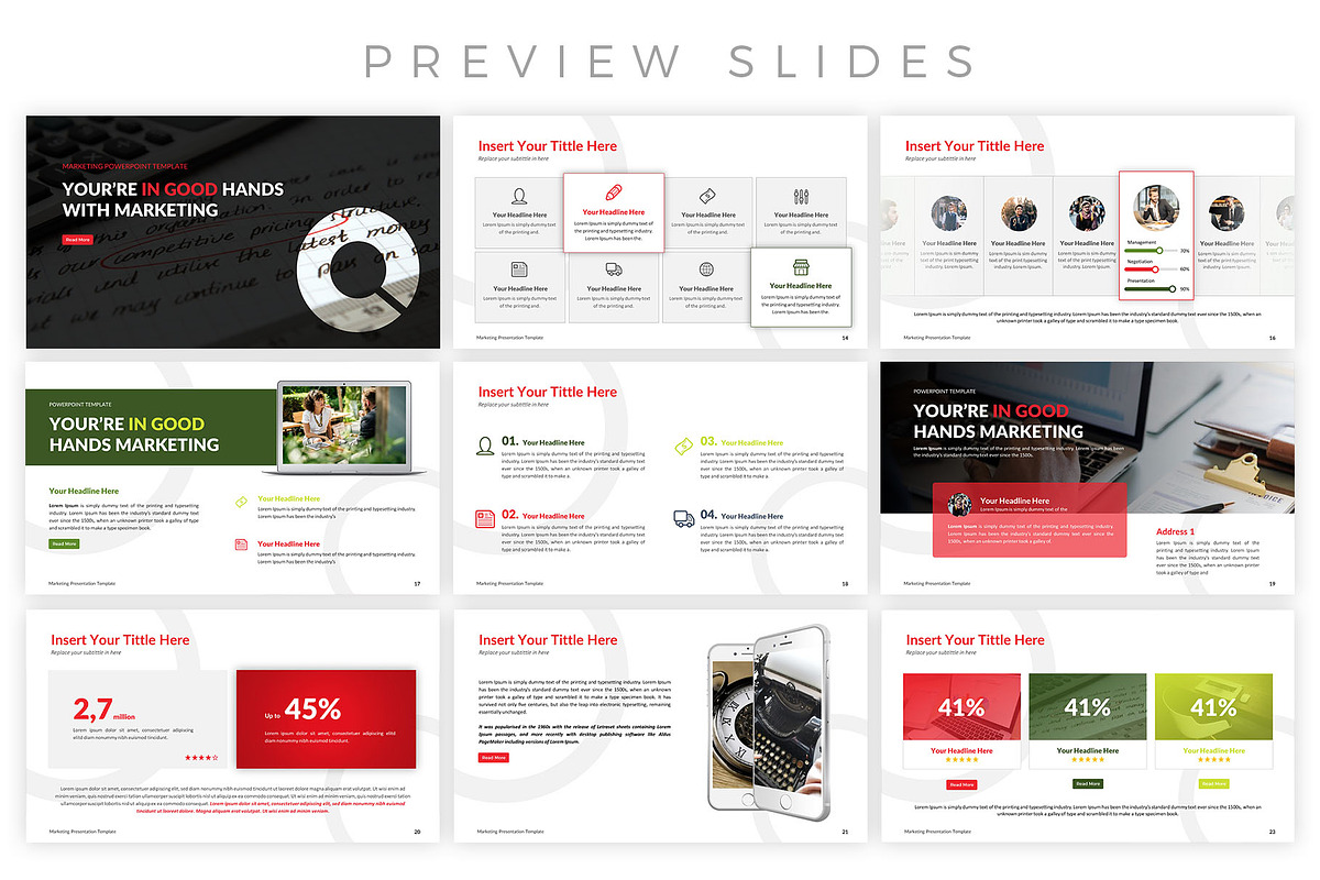 Marketing Presentation Template, a Presentation Template by Digitcase x Wealthwells (Photo 3 of 5)