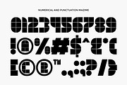Mazime – Geometric Display Typeface, a Font by Flawless And Co (Thumbnail 9 of 10)