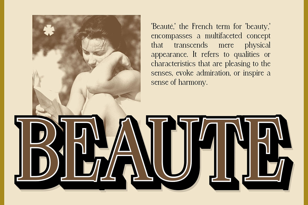 Clevon 3D, a Serif Font by Craft Supply Co. (Photo 5 of 8)