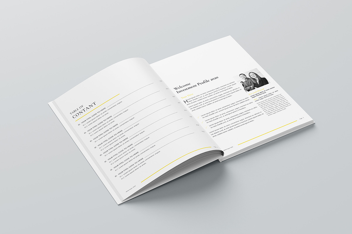 The White Paper, a Brochure Template by obayes (Photo 5 of 11)