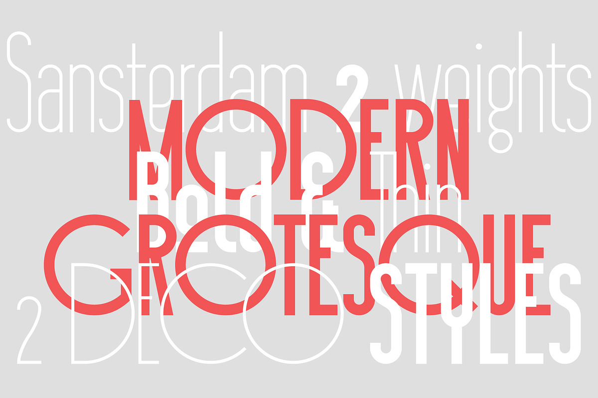 Sansterdam Bold and Thin preview 5