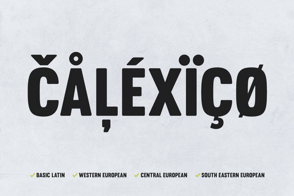 Calexico, a Sans Serif Font by La Tipomàtica (Photo 6 of 13)