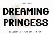 Dreaming Princess, a Script Font by InermediaSTUDIO (Thumbnail 1 of 8)