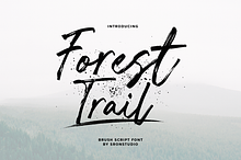 Forest Trail - Brush Script