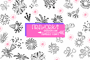 Fireworks Graduation| Symbols Fonts, a Symbol Font by Sirinart (Thumbnail 1 of 12)