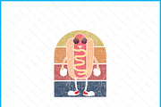Food Cool Hot Dog SVG PNG, an Object Graphic by Creativeusart (Thumbnail 2 of 4)