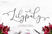Lilypaly - Handlettering Font, a Script Font by Sronstudio (Thumbnail 1 of 19)