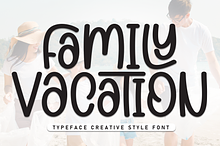 Family Vacation | Script Font