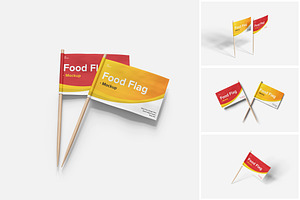 Food Flag Mockup, a Product Mockup by MrLetters