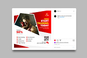 Fitness Social Media Instagram Post, a Social Media Template by VectStock (Thumbnail 3 of 3)