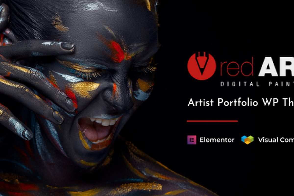 Red Art | Portfolio WordPress Theme, a WordPress Template by ThemesRain (Photo 1 of 3)