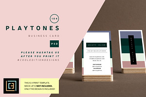 Playtones - Business Card 104