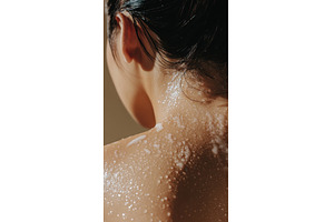 Exfoliating a toned back, a Beauty & Fashion Photo by Beautiful things
