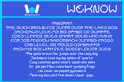Super Hybrid font, a Font by weknow (Thumbnail 6 of 8)