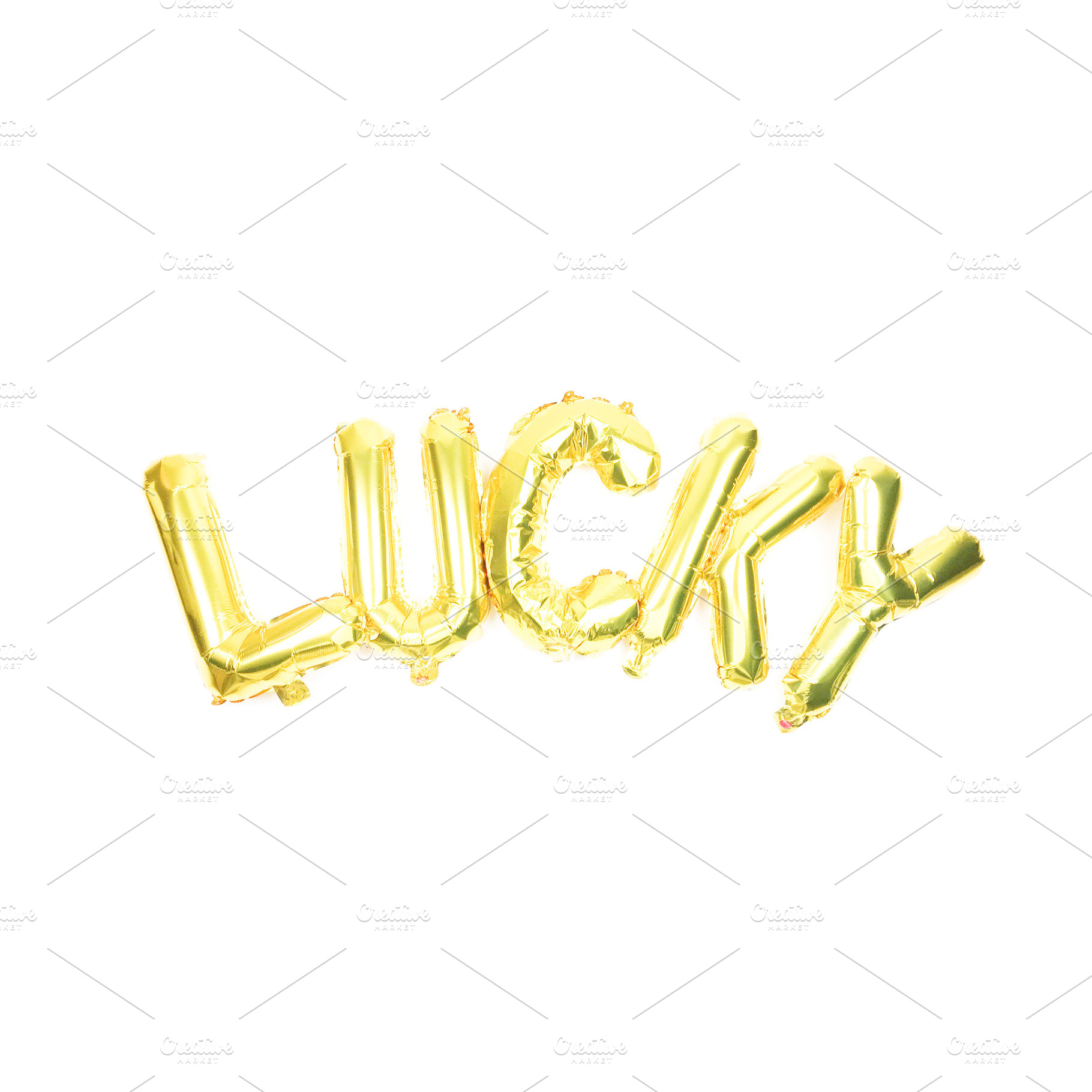 Gold Lucky Balloon, a Photo by Hudson Lark Studio