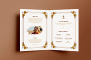 Funeral Program Creative Floral, a Brochure Template by Neermana (Thumbnail 4 of 4)