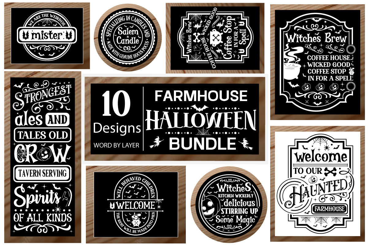 Farmhouse Halloween Mega Bundle, an Object Graphic by GraphicPicker (Photo 6 of 6)