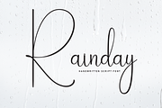 Rainday | Script Font, a Handwritten Font by Scratchones (Thumbnail 1 of 8)