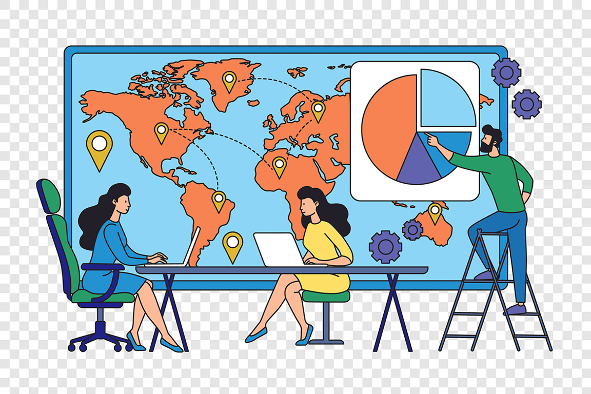 Global Business Analytics Team, a Person Illustration by Partikusi Design (Photo 3 of 3)
